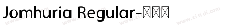 Jomhuria Regular字体转换